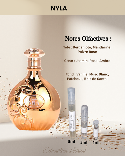 Echantillon Nyla Eau Parfum de Arabiyat Prestige