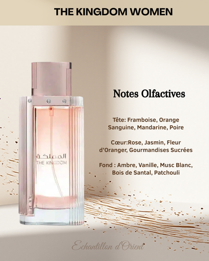 Sample of The Kingdom Women Eau de Parfum 5ml by Lattafa Perfumes