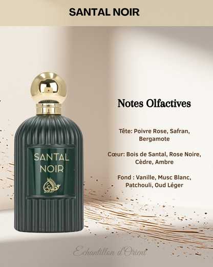 Echantillon Santal Noir Eau de Parfum 5ml de My Perfumes