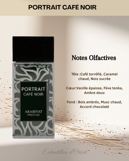 Sample Portrait Café Noir Eau de Parfum 5ml by Arabiyat Prestige