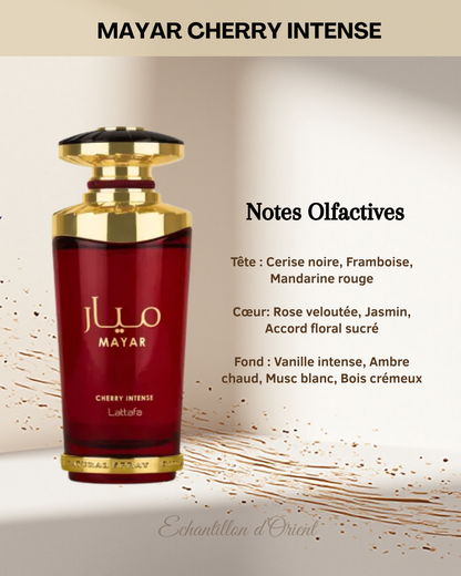 Echantillon Mayar Cherry Intense Eau Parfum 5ml de Lattafa Perfumes