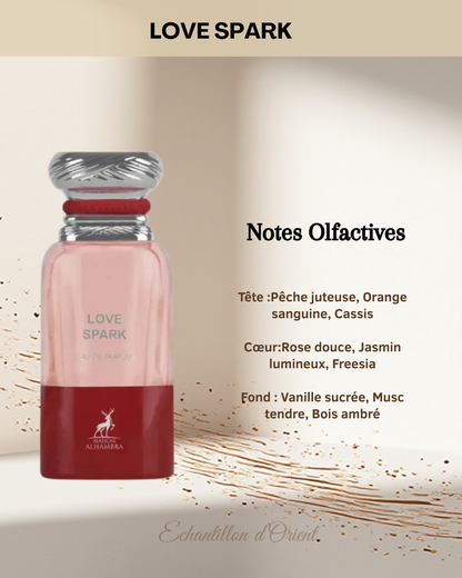 Love Spark Eau de Parfum muestra de 5 ml de Maison Alhambra