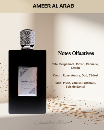 Echantillon Ameer Al Arab Eau Parfum 5ml de Lattafa Perfumes