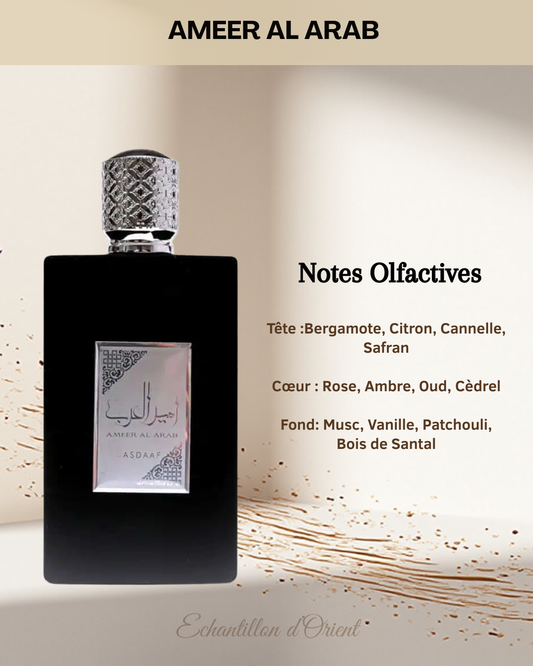 Echantillon Ameer Al Arab  Eau Parfum de Lattafa Perfumes