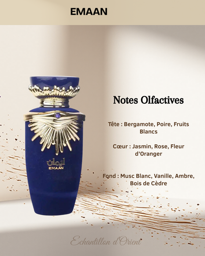 Echantillon Emaan Eau Parfum 5ml de Lattafa Perfumes
