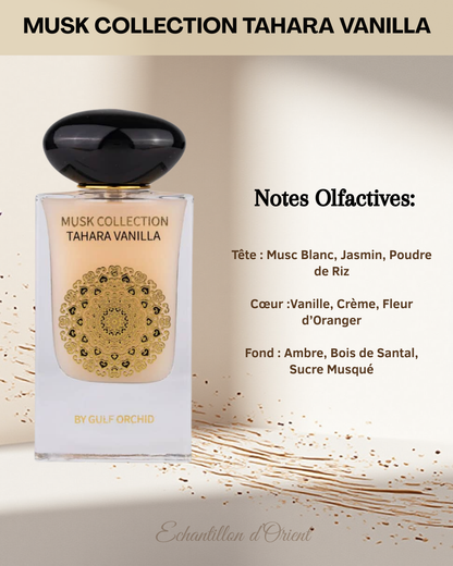 Echantillon Musk Collection Tahara Vanilla Eau Parfum 5ml de Gulf Orchid