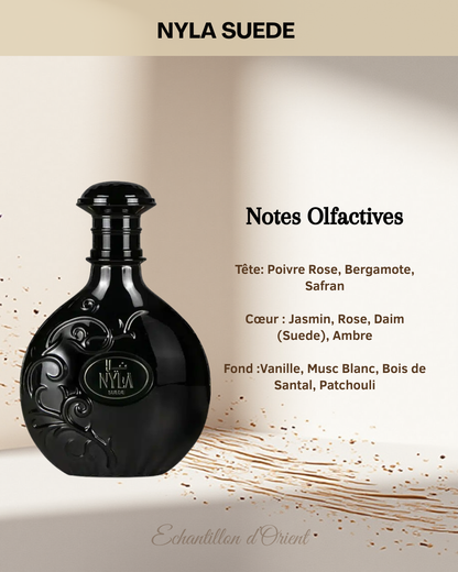 Echantillon Parfum Nyla Suede 5ml de Arabiyat Prestige