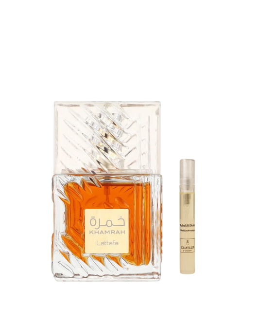 Echantillon Khamrah Eau de parfum de Lattafa Perfumes