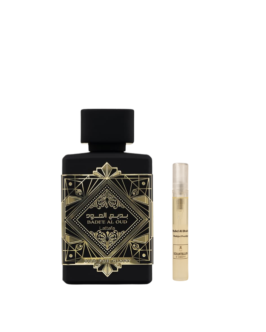 Echantillon  Badee Al Oud For Glory Eau de parfum de Lattafa Perfumes