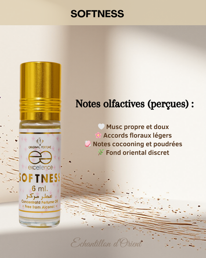 Huile Parfumée SOFTNESS 6 ml Excellence