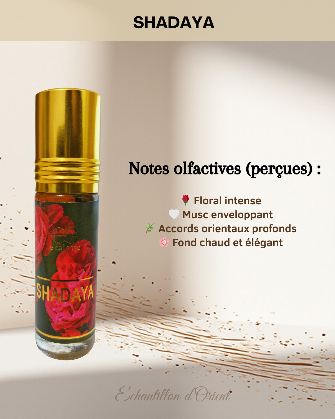 Aceite perfumado concentrado SHADAYA 6 ml Excelencia