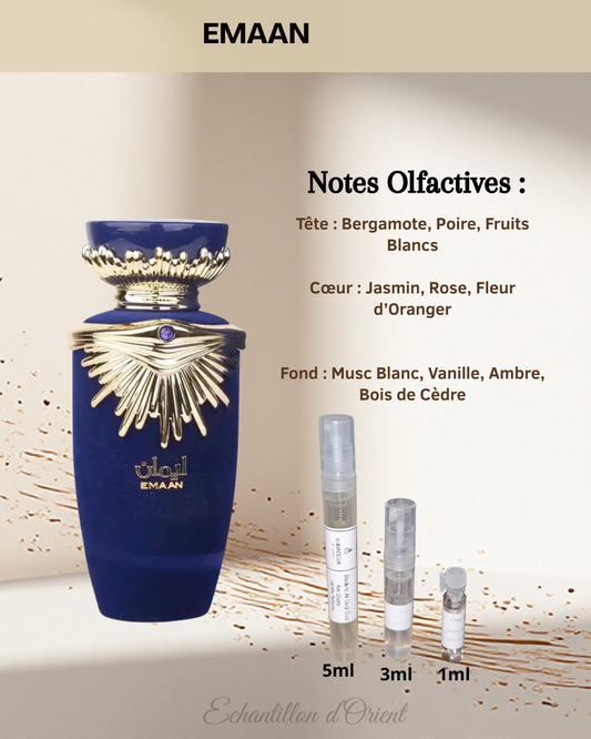 Emaan Eau Parfum Sample from Lattafa Perfumes