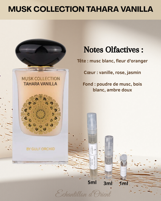 Sample Musk Collection Tahara Vanilla Eau de Parfum by Gulf Orchid