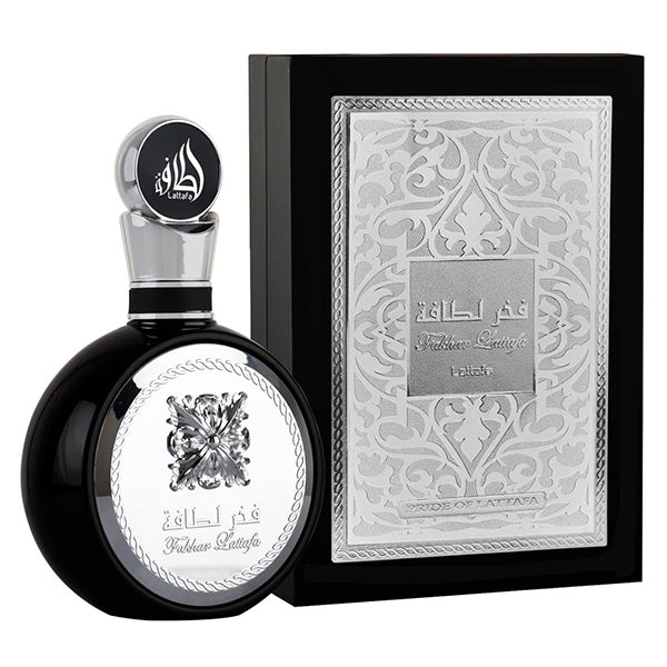 Echantillon Fakhar Black Silver Eau Parfum de Lattafa Perfumes